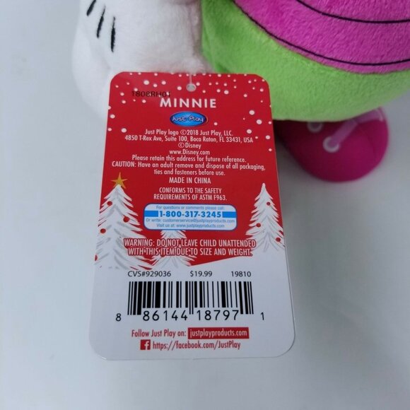 Just Play Disney Minnie Mickey Mouse Skiing Winter Plush Musical Dancing Lot 2 - Picture 5 of 12